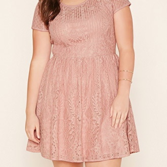 pink lace dress forever 21